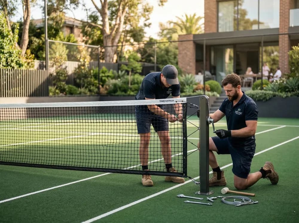 Tennis Court Installation