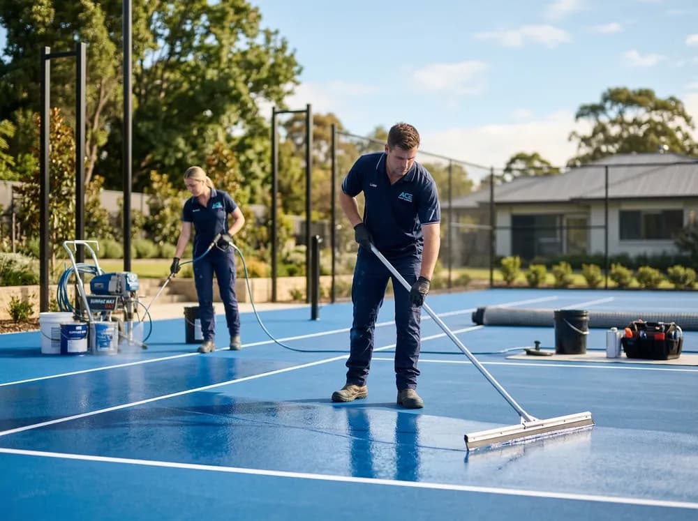 Tennis Court Resurfacing
